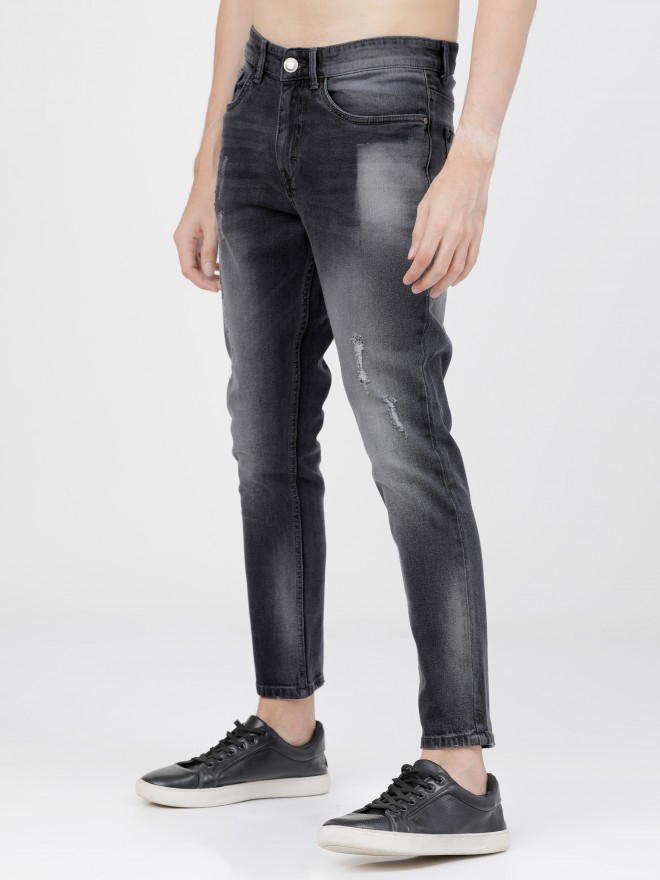 highlander tapered fit men blue jeans